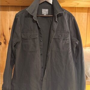 American Eagle Outfitters Women's Black Jean Jacket